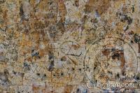Pinturas y grabados en las paredes de la exposición de La Ciudad Bajo el Asedio 